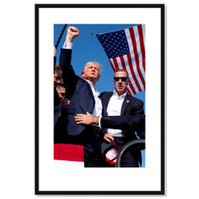 Load image into Gallery viewer, TRUMP FIST PUMP Framed Art Print