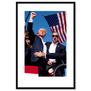 TRUMP FIST PUMP Framed Art Print