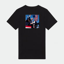 Load image into Gallery viewer, TRUMP PUMP WITH FLAG Mens Premium Tee