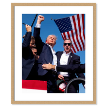 Load image into Gallery viewer, TRUMP FIST PUMP Framed Art Print