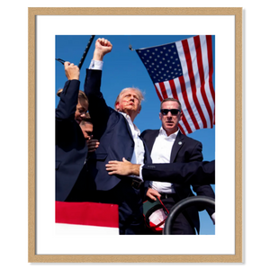 TRUMP FIST PUMP Framed Art Print