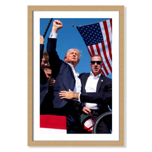 Load image into Gallery viewer, TRUMP FIST PUMP Framed Art Print
