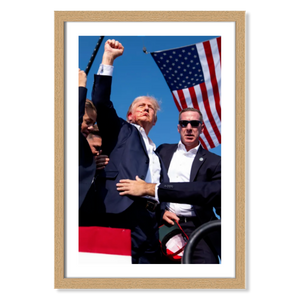 TRUMP FIST PUMP Framed Art Print