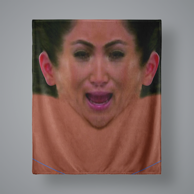 Crying Kim  Plush Throw Blanket