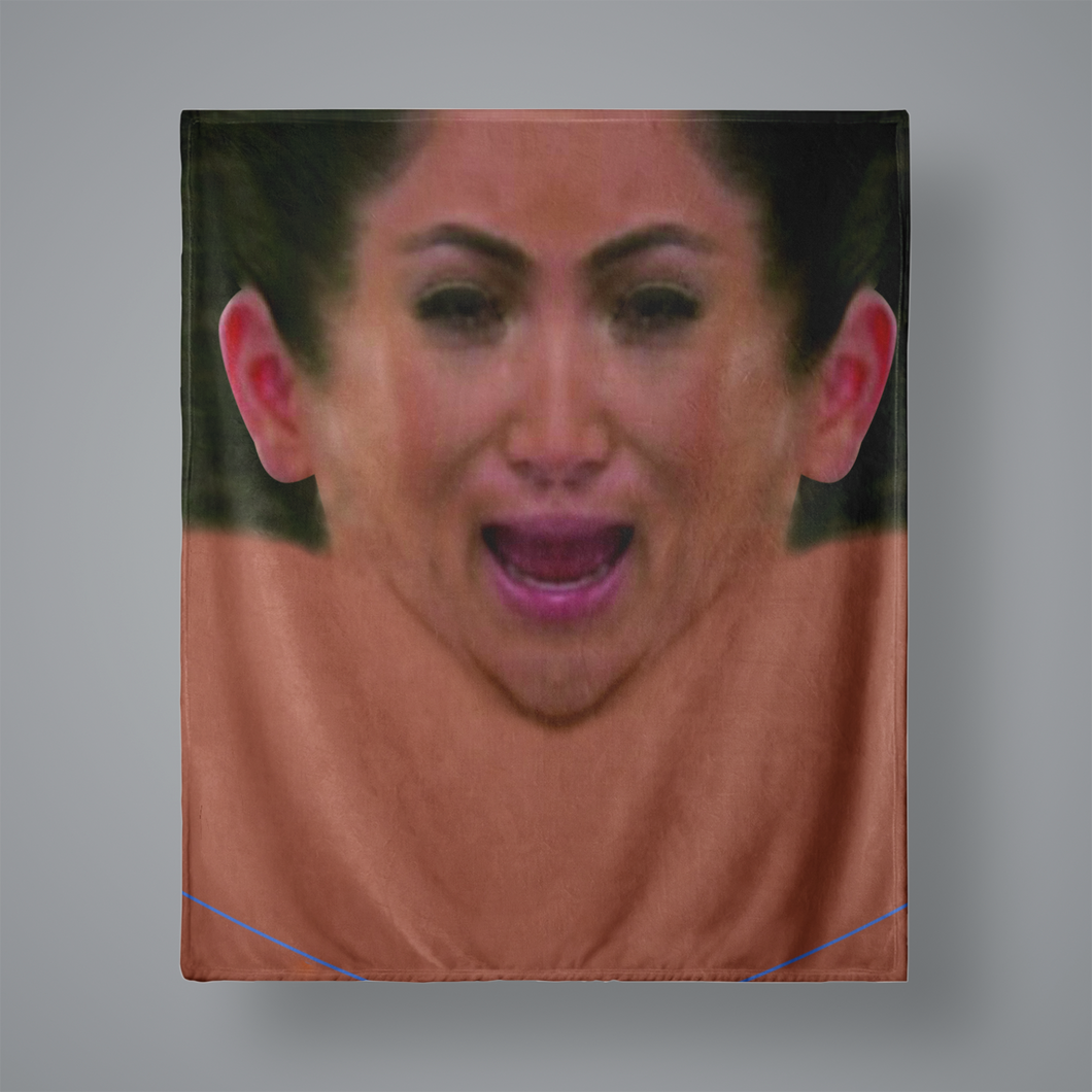Crying Kim  Plush Throw Blanket