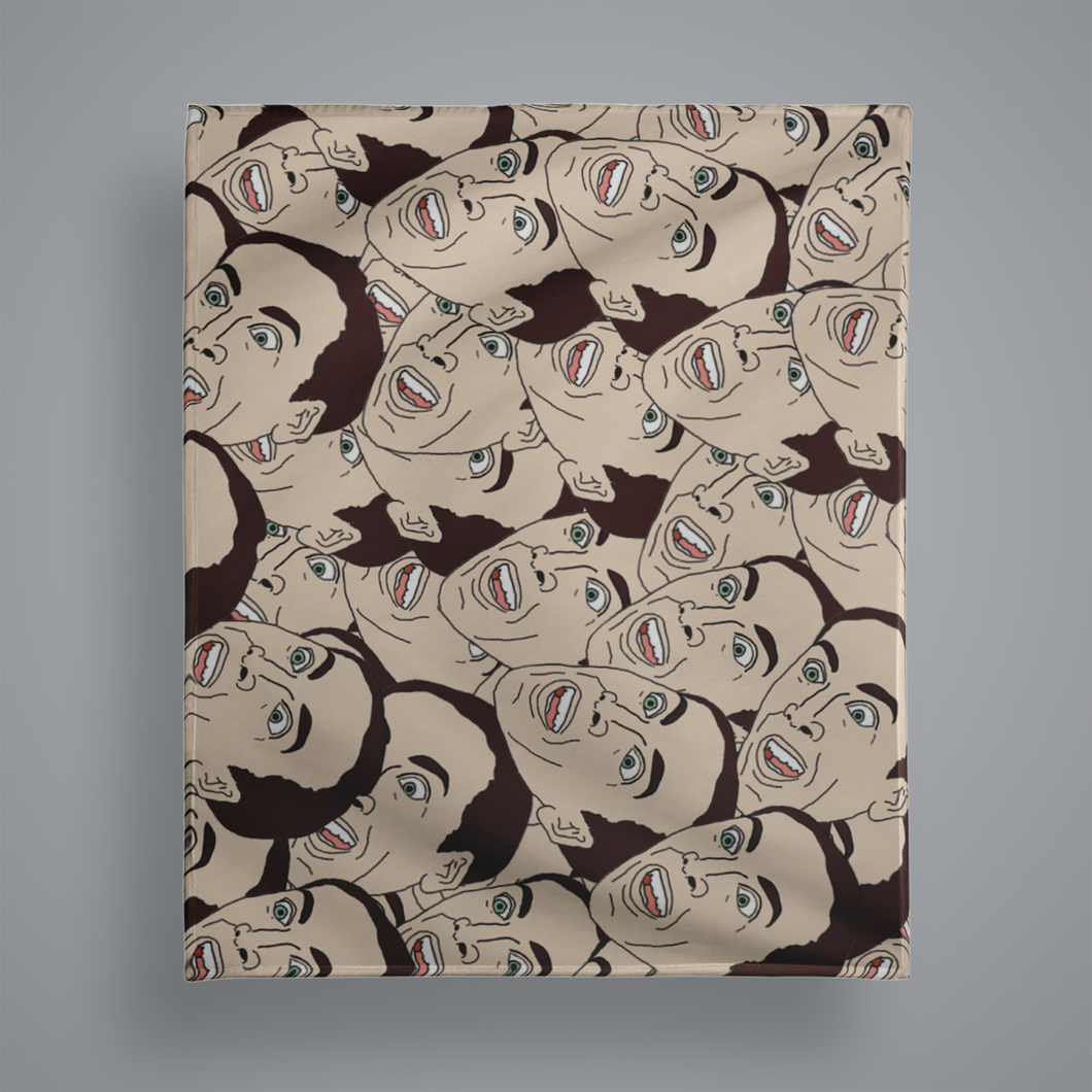 Cage  Plush Throw Blanket